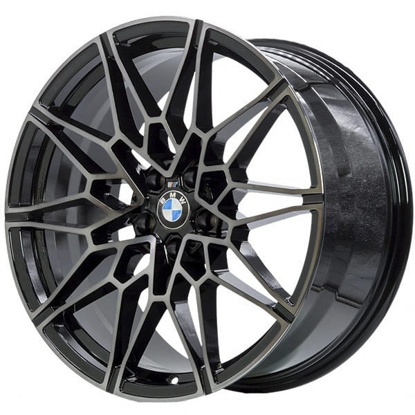 ДЛ 5*112 18*9 D66.6 ET40 BMW 826M 0293 Gloss Black Polish Face+DARK TINTED