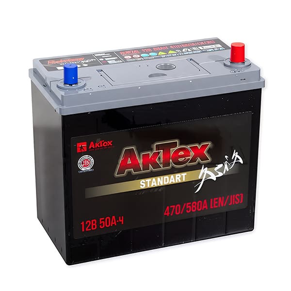 АКБ-6СТ-50 (470А) о/п АКТЕХ STANDART ASIA 238х129х225