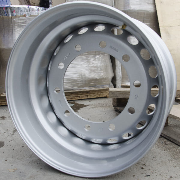 11.75*22.5 ET0 10*335 D281 14мм (уп) SRW серебристый с вент.
