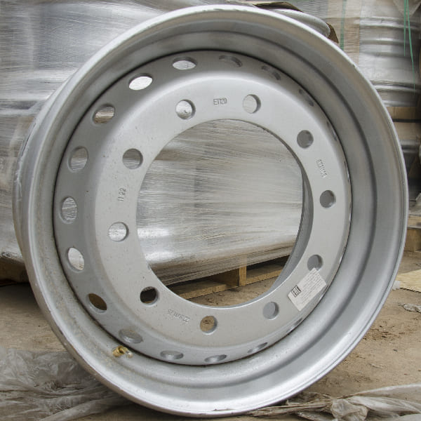 11.75*22.5 ET120 10*335 D281 16мм SRW серебристый с вент.