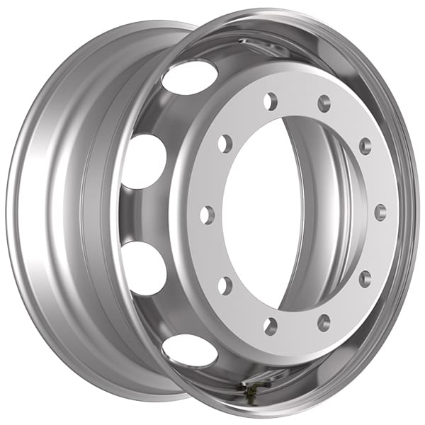 9.00*22.5 ET162.2 10*335 D281 12.8мм Accuride (KRONPRINZ) серебристый с вент.