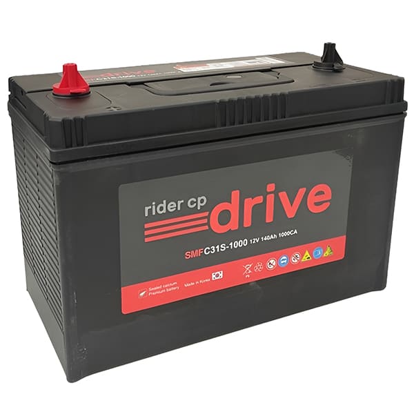 АКБ-6СТ-140 (1000A) Rider Drive С31S-1000 винтовые Юж.Корея 330х173х220 (не обслуж)