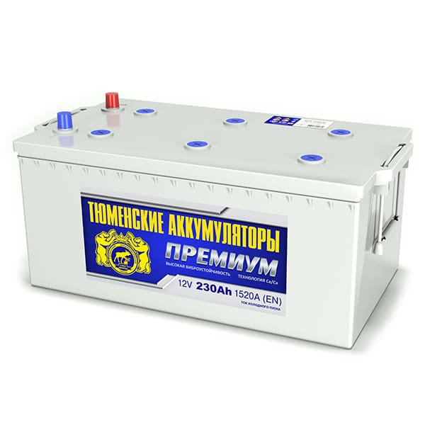 АКБ-6СТ-230 (1520А) о/п "ПРЕМИУМ" Тюмень 518х278х242 (обслуж)