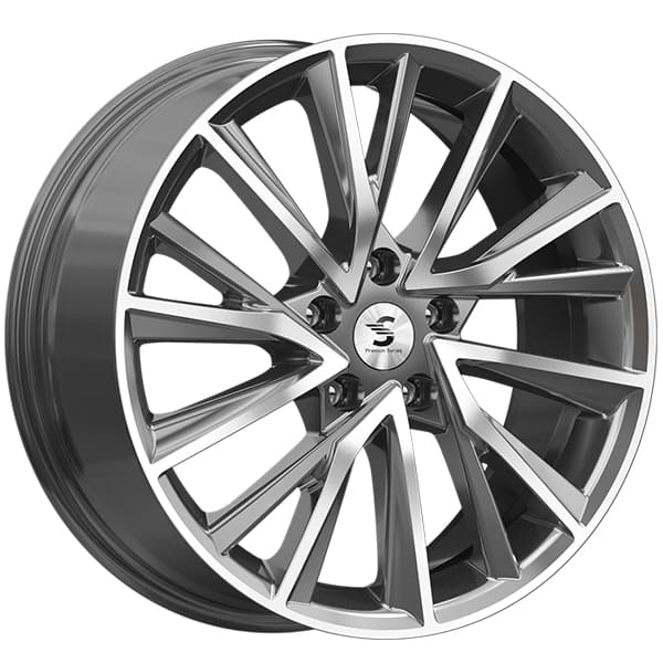 ДЛ 5*108 18*7.5 D60.1 ET47 К&К KP010 Diamond gloss graphite