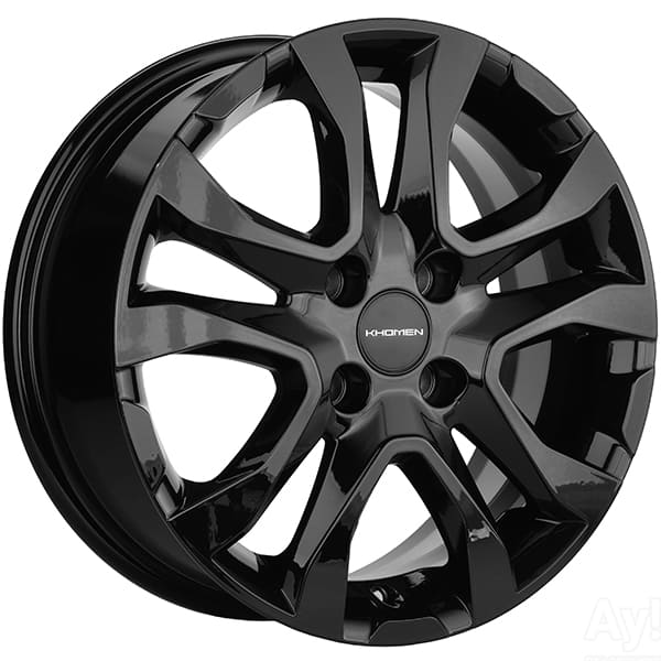 ДЛ 4*100 15*6 D60.1 ET50 KHOMEN KHW1503 Black