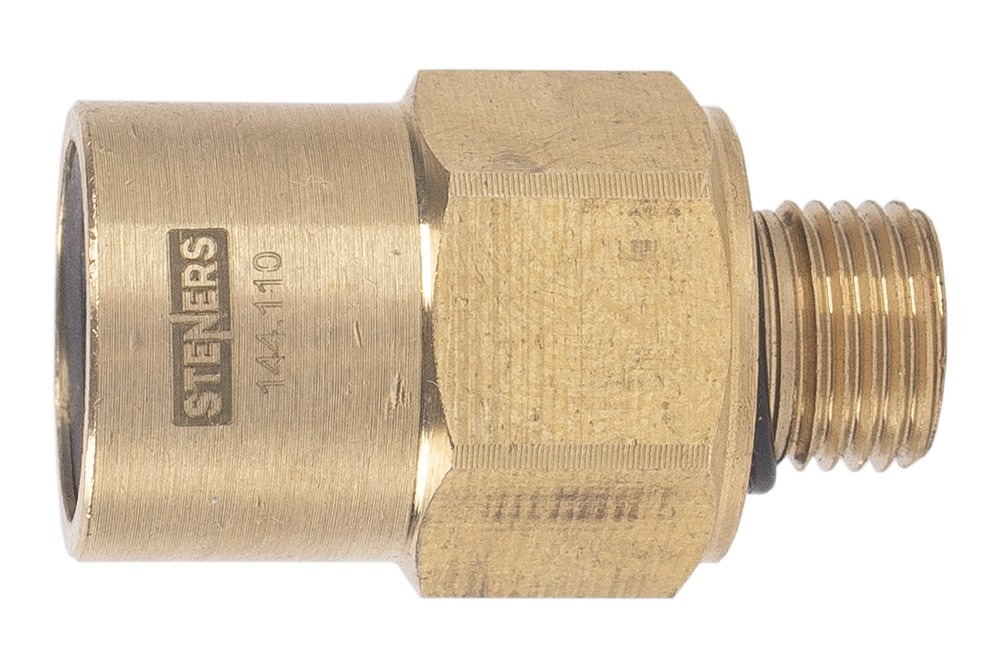 Фитинг прямой 9512 8-М10х1 (аналог CAMOZZI S.p.A, Италия) (STENERS)