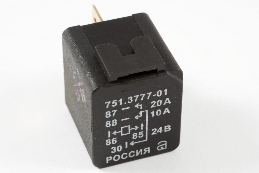 Реле 5-контактное 24В 20/10А КАМАЗ, МАЗ, БЕЛАЗ