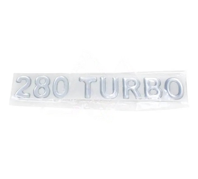 Табличка объемная TURBO-280 / серебро