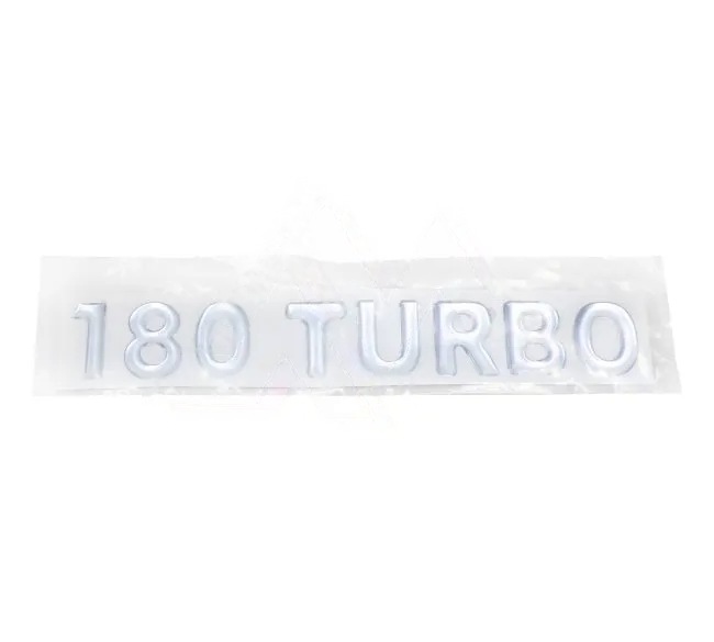 Табличка объемная TURBO-180 / серебро