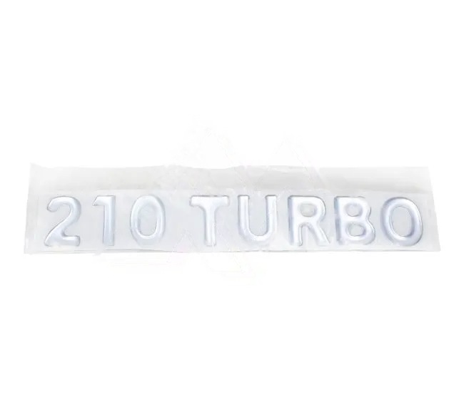 Табличка объемная TURBO-210 / серебро