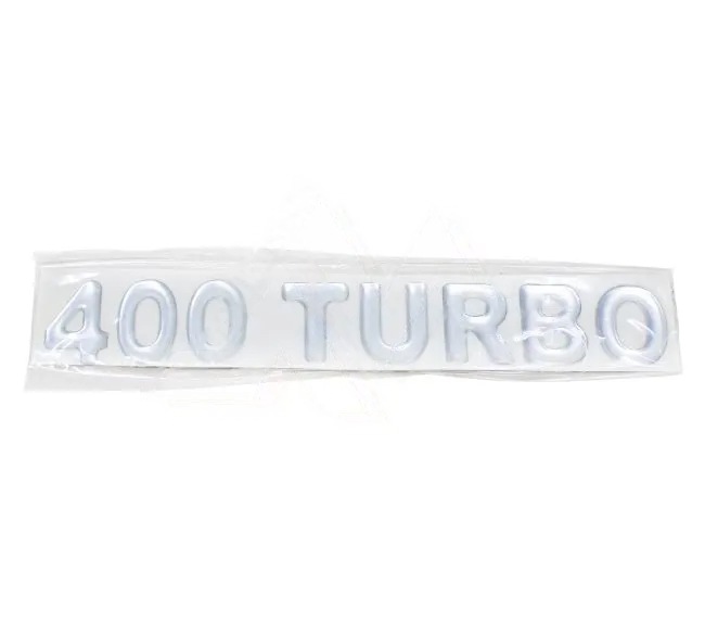 Табличка объемная TURBO-400 / серебро