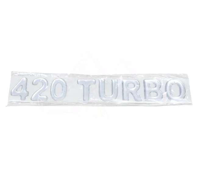Табличка объемная TURBO-420 / серебро